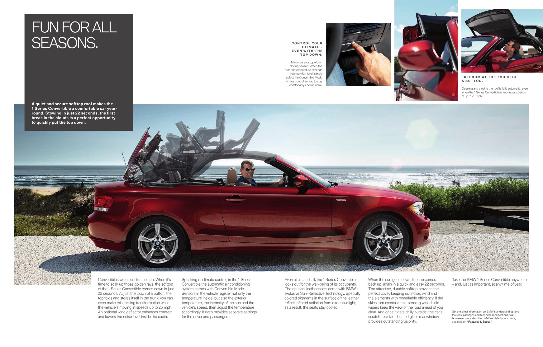 2013 BMW 1-Series Convertible Brochure Page 12